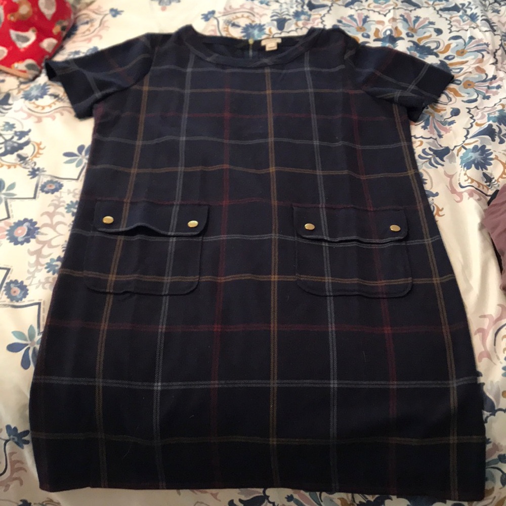 Plaid Shift Dress